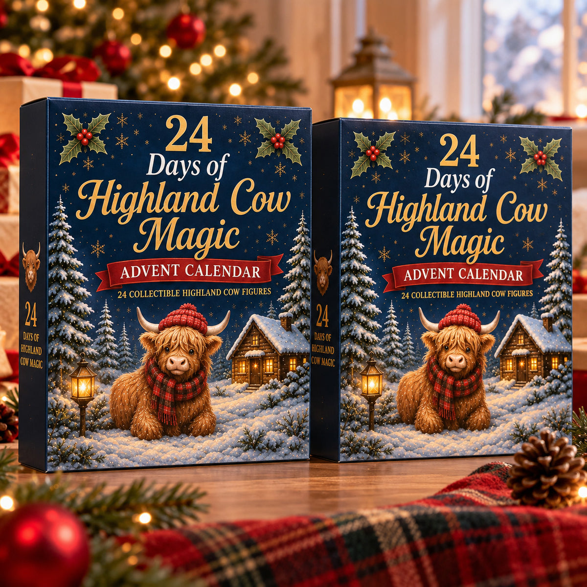 🔥LAST CHANCE 50%OFF SVOZK® 24 Days of Highland Cow Advent Calendar 🐮