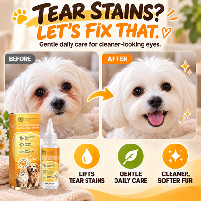 🔥Limit time40%OFF+BUY 2 GET 1 FREE Hudros® Gentle Pet Eye Stain Remover Essence Nourishing Drops
