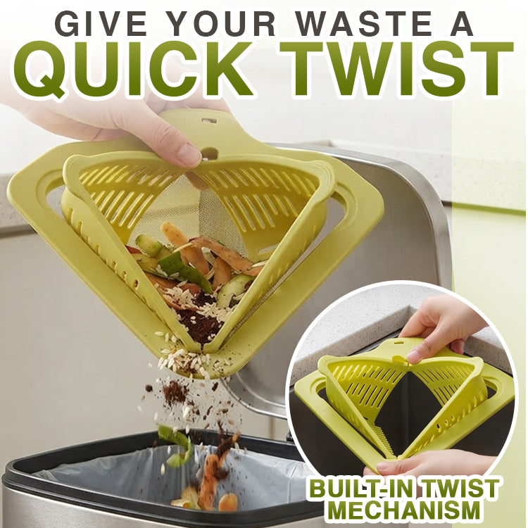 Magnetic Twist-Drain Sink Basket