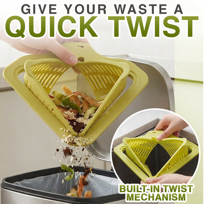 Magnetic Twist-Drain Sink Basket