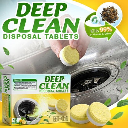 ✅ Deep Clean Disposal Tablets