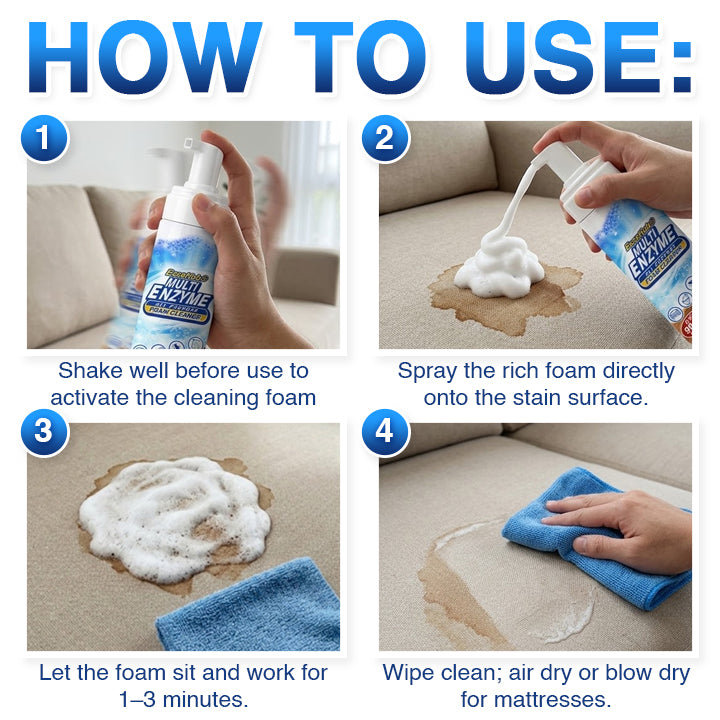 ✅ EaseHub® Multi-Enzyme Foam Cleaner 🫧