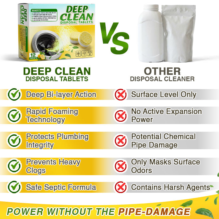 ✅ Deep Clean Disposal Tablets