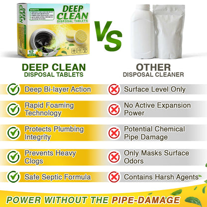✅ Deep Clean Disposal Tablets