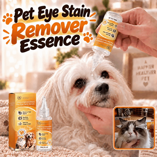 🔥Limit time40%OFF+BUY 2 GET 1 FREE Hudros® Gentle Pet Eye Stain Remover Essence Nourishing Drops