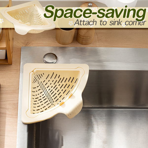 Magnetic Twist-Drain Sink Basket