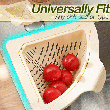 Magnetic Twist-Drain Sink Basket